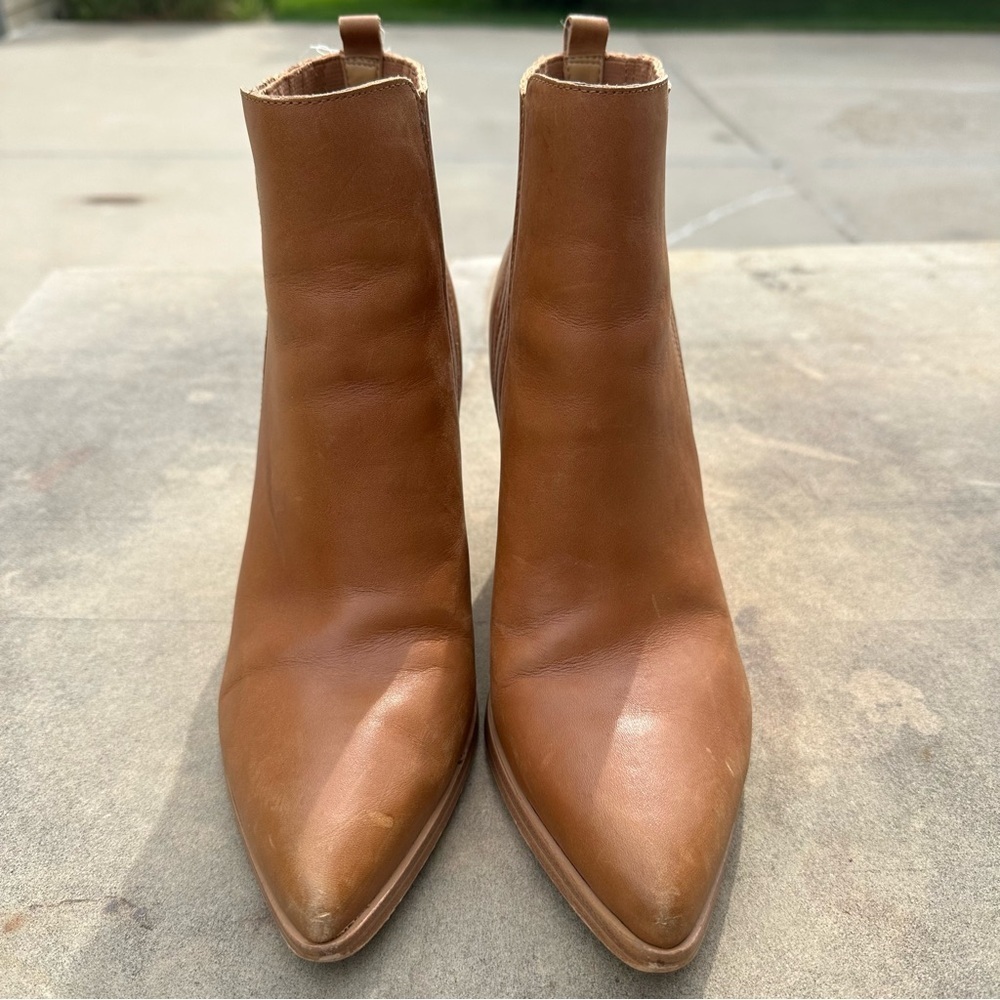 Marc Fisher Alva Pointy Toe Block Heeled Ankle Bo… - image 3